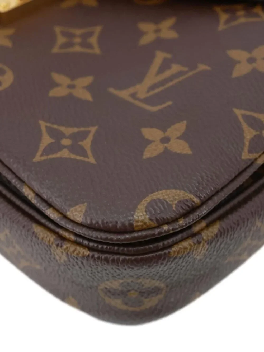 Louis Vuitton Metis Pochette Monogram Canvas Crossbody Bag Brown